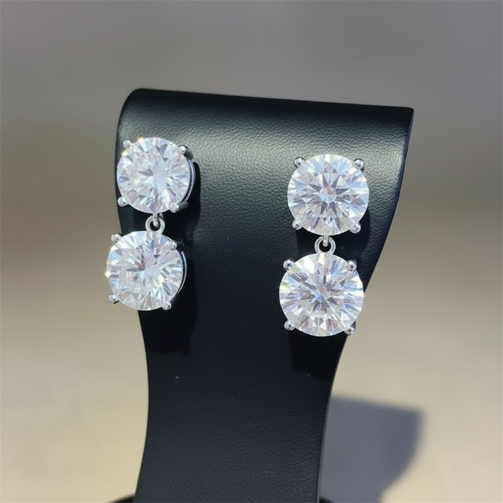 Moissanite earrings 