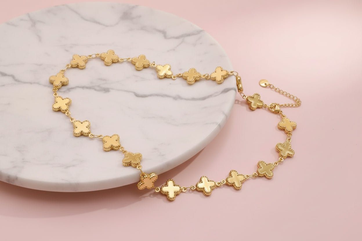 gold plated necklace 