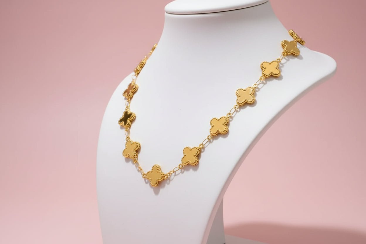 gold plated necklace 