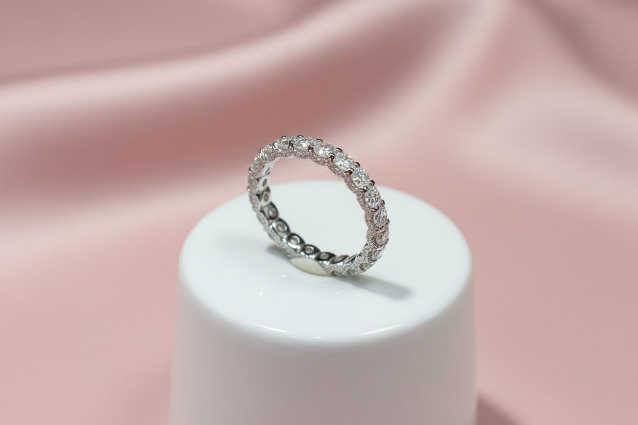 moissanite ring 