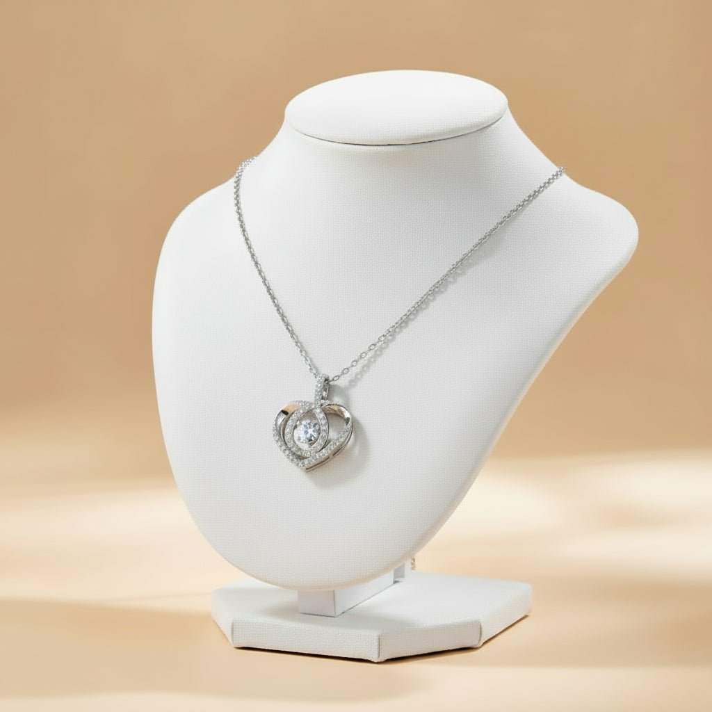 necklace with a heart pendant 