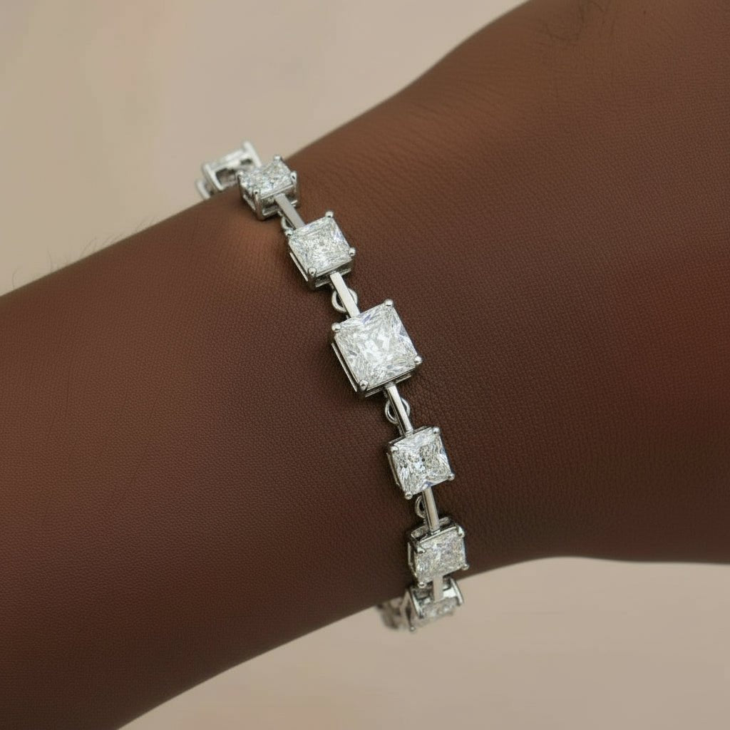 Moissanite bracelet